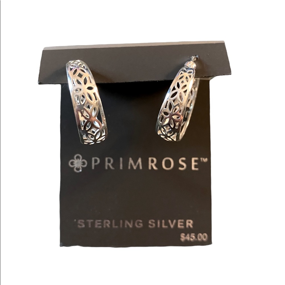 Sterling Silver Hoop Earings
